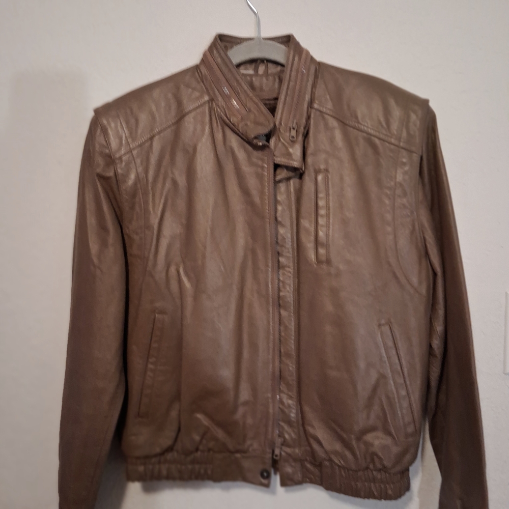 Vintage Wilson Brown Leather Jacket for Women Or Men